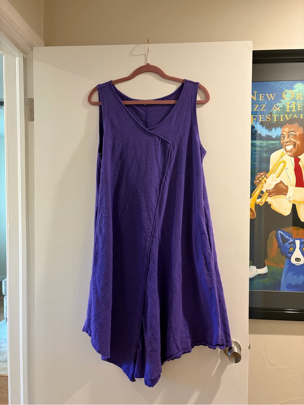 Habitat Sleeveless Purple Swing Dress